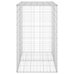 Gabion med dekker galvanisert stål 100x60x100 cm