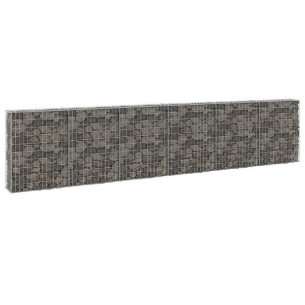 Gabion med dekker galvanisert stål 300x30x100 cm