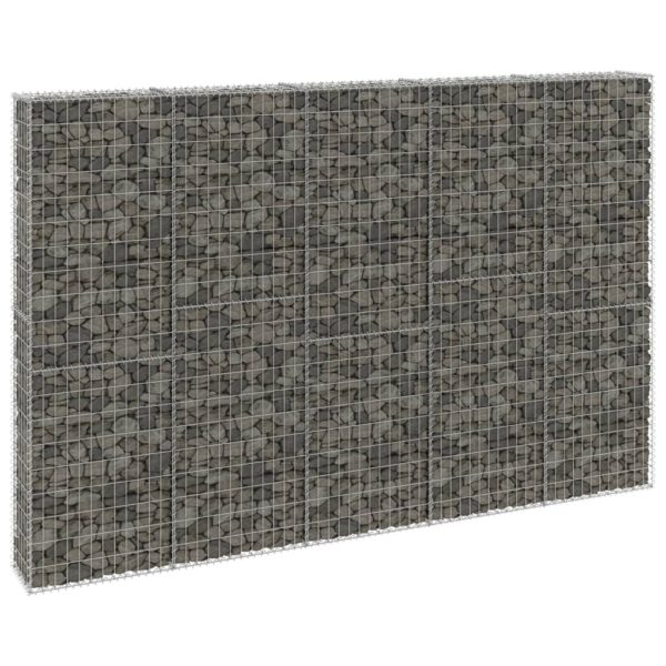 Gabion med topp- og bunndekke galvanisert stål 300x30x200 cm