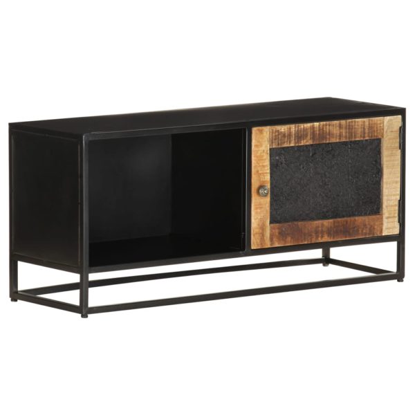 TV-benk 90x30x40 cm grov heltre mango