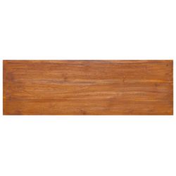 Veggmontert TV-benk 180x30x30 cm heltre teak