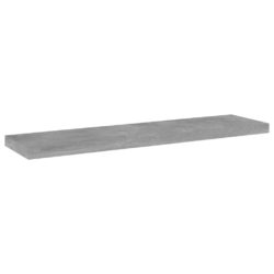 Hylleplater 4 stk betonggrå 40x10x1,5 cm konstruert tre