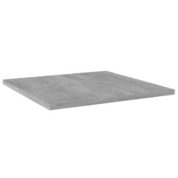 Hylleplater 4 stk betonggrå 40x40x1,5 cm konstruert tre