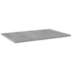 Hylleplater 4 stk betonggrå 60x40x1,5 cm konstruert tre