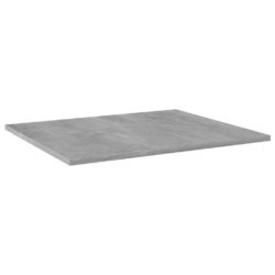 Hylleplater 4 stk betonggrå 60x50x1,5 cm konstruert tre