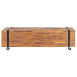 TV-benk 110x30x32,5 cm heltre teak