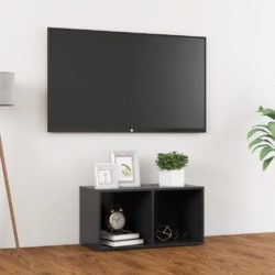 TV-benk grå 72x35x36,5 cm konstruert tre