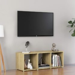 TV-benk sonoma eik 107x35x37 cm konstruert tre