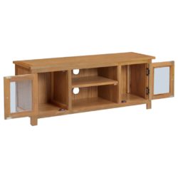 TV-benk 110x35x44 cm heltre eik