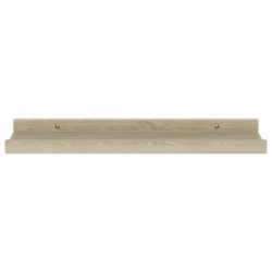 Vegghyller 4 stk sonoma eik 40x9x3 cm