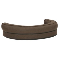 Ergonomisk hundeseng 75×53 cm linutseende brun