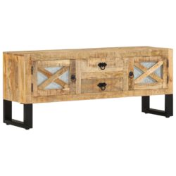 TV-benk 110x30x45 cm grovt mangotre