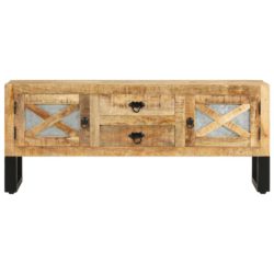 TV-benk 110x30x45 cm grovt mangotre