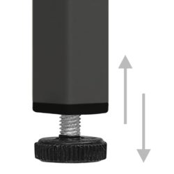 TV-benk antrasitt 105x35x50 cm stål