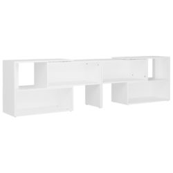 TV-benk hvit 149x30x52 cm konstruert tre