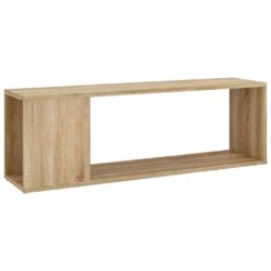 TV-benk sonoma eik 100x24x32 cm konstruert tre