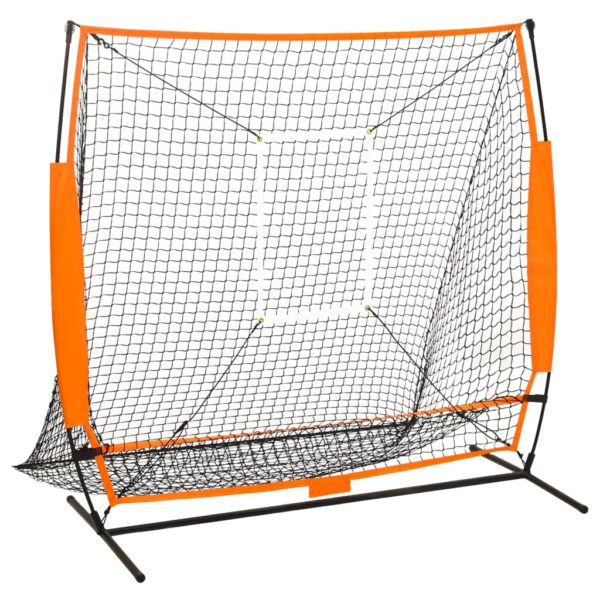 Multisport treningsnett for baseball 174x76x158,5 cm svart