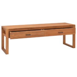 TV-benk 120x40x45 cm heltre teak