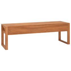 TV-benk 120x40x45 cm heltre teak