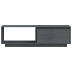 TV-benk 110x30x33,5 cm heltre furu grå