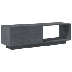 TV-benk 110x30x33,5 cm heltre furu grå