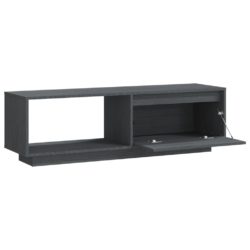 TV-benk 110x30x33,5 cm heltre furu grå