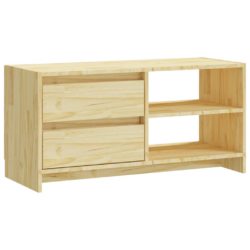 TV-benk 80x31x39 cm heltre furu