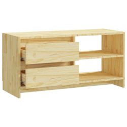 TV-benk 80x31x39 cm heltre furu