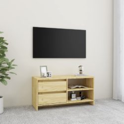 TV-benk 80x31x39 cm heltre furu