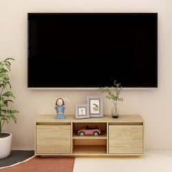 TV-benk 110x30x40 cm heltre furu