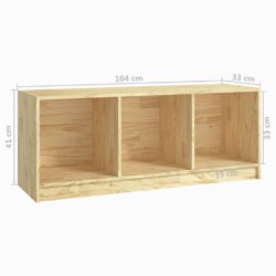 TV-benk 104x33x41 cm heltre furu