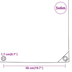 Presenning 650 g/m² 5×6 m