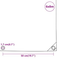 Presenning 650 g/m² 6×8 m