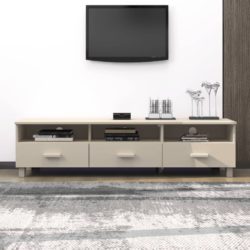 TV-benk HAMAR honningbrun 158x40x40 cm heltre furu