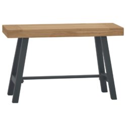 Benk 80 cm heltre teak