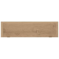 Vegghyller 2 stk 90x15x4 cm heltre teak