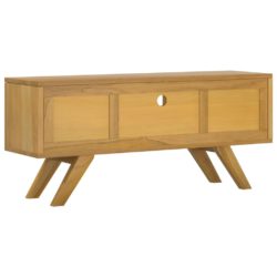 TV-benk 110x30x50 cm heltre teak