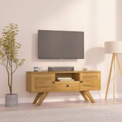 TV-benk 110x30x50 cm heltre teak