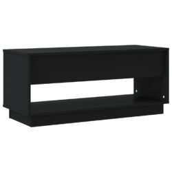 TV-benk svart 102x41x44 cm konstruert tre