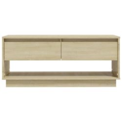 TV-benk sonoma eik 102x41x44 cm konstruert tre