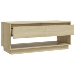 TV-benk sonoma eik 102x41x44 cm konstruert tre