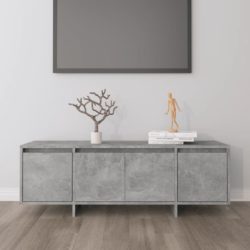 TV-benk betonggrå 120x30x40,5 cm konstruert tre