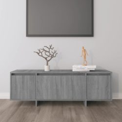 TV-benk grå sonoma eik 120x30x40,5 cm konstruert tre