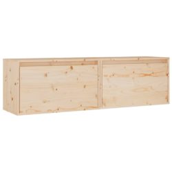 Veggskap 2 stk 60x30x35 cm heltre furu