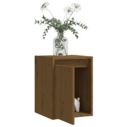 Veggskap 2 stk honningbrun 30x30x40 cm heltre furu