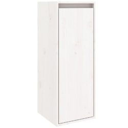 Veggskap hvit 30x30x80 cm heltre furu