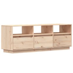 TV-benk 140x37x50 cm heltre furu