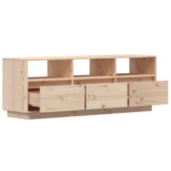 TV-benk 140x37x50 cm heltre furu