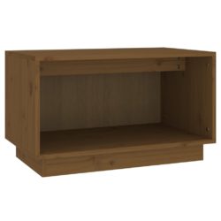 TV-benk honningbrun 60x35x35 cm heltre furu