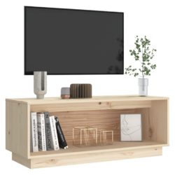 TV-benk 90x35x35 cm heltre furu